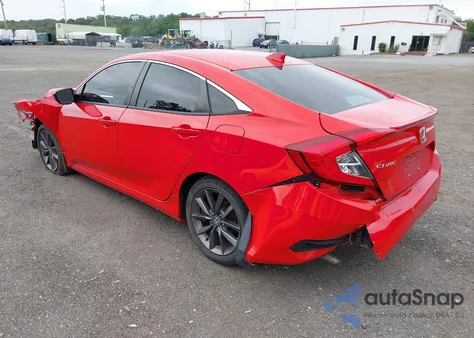 2020 Honda Civic Ex-L из США, поврежденный, VIN 2HGFC1F77LH680220